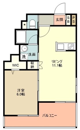 チャオ境南IIの物件間取画像